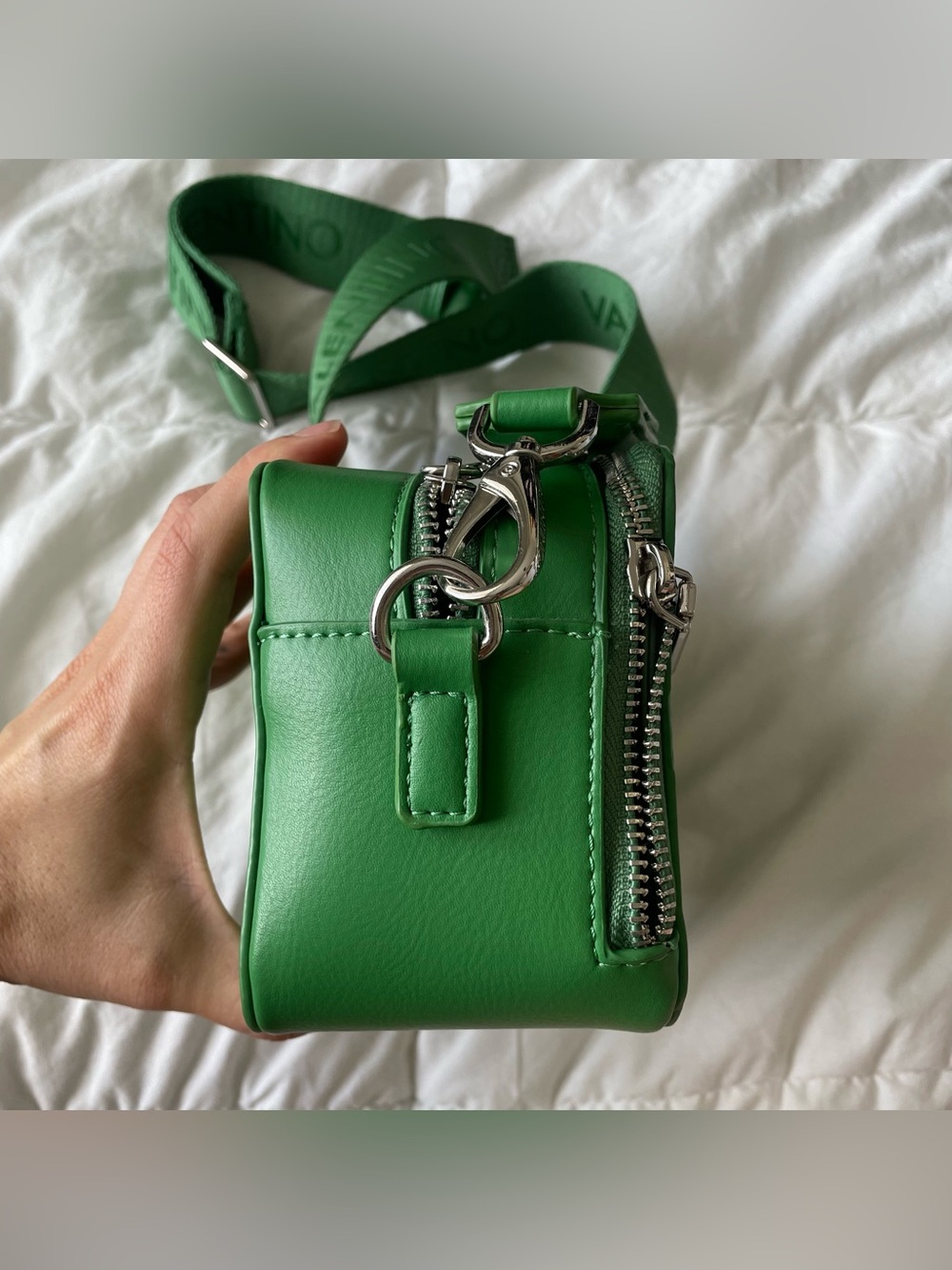 Valentino by Mario Valentino Spa Green Logo Belt Bag - Picture 7 of 16